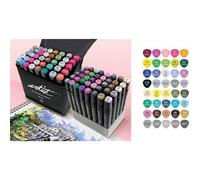Rotuladores ALEX BOG Professional Artist Markers, Estuche x40 Colores