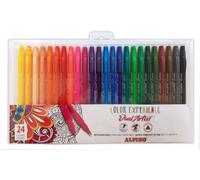 ROTULADOR ALPINO DUAL ARTIST COLOR EXPERIENCE ESTUCHE DE 24UNIDADES COLORES SURTIDOS