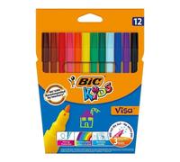 Rotuladores Bic Estuche 12 Colores Lavables Seguridad EN71