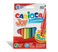 Rotuladores Carioca Caja de 12 Lavables Tinta Al Agua Edición Joy
