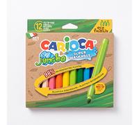 Rotuladores Carioca Eco Family Punta Maxi Jumbo - 12 uds