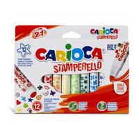 Rotuladores Carioca STARTELECTRIC STAMPERELLO - Pack 12 UDS Multicolor