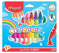 Rotulador maped color peps early age jumbo caja de 24 colores