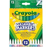 Rotuladores CRAYOLA Fine, Caja x12 Colores
