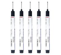 Rotuladores de cabeza larga, punta extendida de 20 mm de profundidad, tinta permanente impermeable, bolígrafos de marcado de metal para construcción, carpintería e instalación de hardware