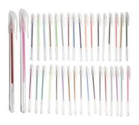 Rotuladores de Colores para Dibujar 36 Unidades, Bolígrafos de Gel Brillantina Adultos, Materiales para Dibujar y Colorear, Pack Completo para Manualidades y Arte