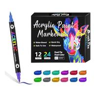 Rotuladores De Doble Cara - Rotuladores De Dibujo | Rotūladores De Doble Punta Para Adultos Y Niños, Set De Rotūladores De Arte Para Dibujar, Pinťar E Ilustrar, Rotuladore Artísticos De Dobļe Punta D
