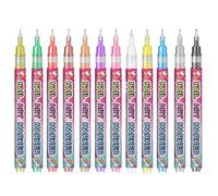 Rotuladores de esmalte de uñas, 12 colores, secado rápido, juego de laca de gel, para casa, casa, salón de uñas, fiesta de noche de chicas