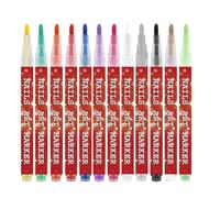 Rotuladores De Esmalte Para Uñas,12 Piezas De Marcadores Para Manicura, Grafiti, Doodle Y Delineador | Rotuladores Para Dibujar En Uñas,Para Mujeres Y Niñas