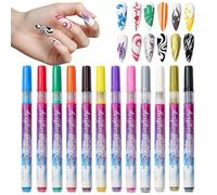 Rotuladores De Esmaltes De Uñas | 12 Piezas De Aplicador Secado Rápido