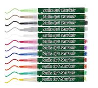 Rotuladores de puntos para uñas - Juego de bolígrafos de uñas de 12 colores | 3 años de creación sostenible - Plumas versátiles para mujeres y niñas, salón de casa, , diseños de