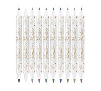 Rotuladores De Uñas, 10 Piezas Herramientas Para Diseño De Uñas Con Puntas Finas De Secado Rápido Y, Rotulador De Punteado Para Dibujo Y Pintura, Para Delinear Trazar Dibujar Puntos Diseñar Decorar E