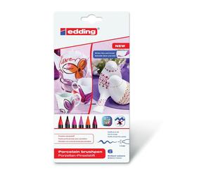 Rotuladores EDDING 4200 Porcelana Rojo/Rosa, Estuche x6 Colores