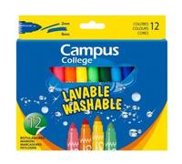 Rotuladores Escolares Jumbo Tinta Lavable 12 Colores