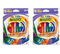Rotuladores Mágicos Color Change - 10 Uds (Paquete de 2)