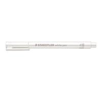 Rotuladores metalizados STAEDTLER 8323 - Blanco, 10 unidades | Cubren bien sobre papel claro y oscuro, punta de 1-2 mm - para scrapbooking - N.º de art. 8323-0
