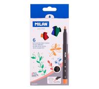 Rotuladores Milan para Tejidos Caja de 6 Colores