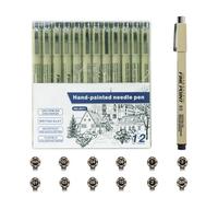Rotuladores Para Dibujo Artístico - Marcadores De Tinta y Pigmento | Utensilios Multiusos Para Ilustración Y Pintura Para Niños, Jóvenes Y Estudiantes