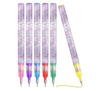 Rotuladores para uñas - 6.91.413.5 cm, juego de bolígrafos multicolores, puntas de precisión | accesorio para manicura artística que permite dibujos detallados de uñas, actividades de creación de