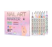 Rotuladores Para Uñas Herramientas de pintura 12 colores