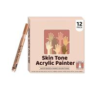 Rotuladores para Uñas,Juego de Doce Rotuladores Acrílicos para Diseños Creativos en Uñas - Herramientas de Manicura para Manos Viaje Festivales Fiestas Estudiantes Papel Cerámica
