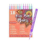 Rotuladores Para Uñas | Punta Fina Secado Rápido Herramientas De Manicura | Juego De Marcadores De Esmalte De Gel De 0.5mm | Para Adultos Principiantes Dibujo Pintura Punteo Manualidades Salón De Bell