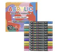 Rotuladores Para Uñas - Secado Rápido Punta Doble y Duradero - Lapices Doodle Para Pintar Y Diseñar - Para Hogar, Navidad, Cumpleaños, Dibujo, Pintura y