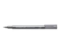 Rotuladores pincel STAEDTLER 8321 Metallic Brush - Plata, 10 unidades | Punta de pincel de 1-6 mm, opaca sobre papel claro y oscuro - para scrapbooking - N.º de art. 8321-81