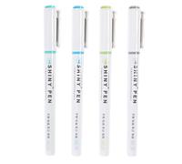 Rotuladores resaltadores: versátiles, brillantes, seguros, inodoros, brillantes, herramientas de estudio, accesorios de escritura coloridos, juego de papelería brillante para notas, dibujos, diarios