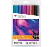 Rotuladores TOMBOW ABT Dual Brush Galaxy, Pack x10 Colores