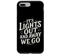 Rotulando It's Lights Out and Away We Go Motorsport Racing Carcasa para iPhone 7 Plus/8 Plus