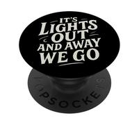 Rotulando It's Lights Out and Away We Go Motorsport Racing PopSockets PopGrip Adhesivo