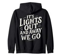 Rotulando It's Lights Out and Away We Go Motorsport Racing Sudadera con Capucha