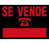 ROTULAUTO - Cartel Plast Se Vende Rojo Rotulauto 700X500 Mm