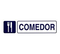 Rotulo Adhesivo 250x63 mm. Comedor