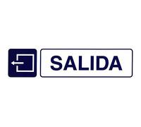 Rotulo Adhesivo 250x63 mm. Salida
