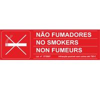 Rótulo de Condominio - Fotoluminiscente 2F. Hice. (90º con la Pared) 300x100mm