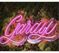 Rótulo neón luz led sobre base de metacrilato personalizado | Uso para interior y exterior | Diferentes tamaños | (Texto 1 Línea, 125 cm)