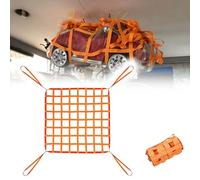 Rotura de Malla Cuadrada, Red de elevación con Eslinga de Nailon Plana for construcción, Movimiento, elevación, Carga y Descarga(13.1Ft 20Cm Mesh Load 4 Ton)