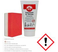 ROTWEISS Acero Inox. & Cromo Pulido 150ml 5450+ Esponja para Pulir