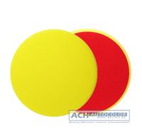 ROTWEISS Disco de Pulido Ø185x25mm Almohadilla Esponja Redondeado Medio Amarillo