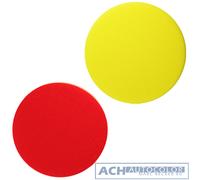 ROTWEISS Esponja 132mm x25mm Disco de Pulido Almohadilla Redondeado Medio Gelb