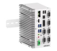 ROUAFWIT Industrial Mini PC Fanless Embedded Computer Core i5 8265U Dual LAN 6COM 8Pin GPIO 4USB3.2 4K Display Auto Power On DDR4 8G RAM 256G SSD