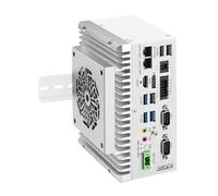 ROUAFWIT Industrial Mini PC Fanless Embedded Computer i5 1235U Dual LAN 2COM 8Pin GPIO 6USB DP+HD 4K60Hz Dual Display Auto Power On DDR4 0G RAM 0G SSD