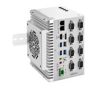 ROUAFWIT Industrial Mini PC Fanless Embedded Computer i5 1235U Dual LAN 8COM 4USB DP+HD 4K60Hz Dual Display Auto Power On DDR4 0G RAM 0G SSD