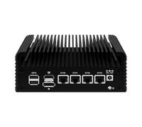 ROUAFWIT Micro Firewall N150 Fanless Mini PC, DDR5 16GB RAM 128GB SSD Router Appliance Computer, Support OS, OPNsense, 4 x 2.5Gbe i226-V Ethernet, TF Slot, AES-NI