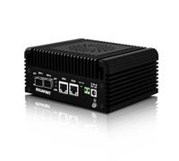 ROUAFWIT Mini PC Dual 10GbE SFP+ Firewall Appliance, N150 10Gigibit Micro Hardware Computer, 2 x i226V 2.5GbE Port, DDR5 8G RAM 256G NVME SSD, 2 Display, Type-C, TF, SPK/Mic
