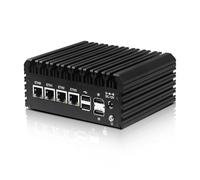 ROUAFWIT Mini PC Firewall N1355 (Upgraded N305), DDR5 16GB RAM 512GB SSD, 4 x i226V 2.5GbE LAN OPNsense Hardware, Fanless Micro Computer, AES-NI, Type C Triple 4K Display