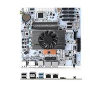 ROUAFWIT Mni ITX NAS Motherboard 8 Bay i5 8265U, 17X17cm PC Mainboard mit 2X 2.5GbE LAN, 2 x DDR4 Slot, 2 x NVMe, 1x PCI-Ex4, Support VT-x/VT-d, HD+DP 4K, Barebone