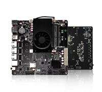 ROUAFWIT NAS Motherboard Celeron J6413, 6 x SATA3.0, 2 x M.2 NVMe, 2 x DDR4, Mini ITX Board, 2 x I226v 2.5 GbE, 1 x Console, Micro Appliance NAS Board, 16GB RAM 512GB SSD